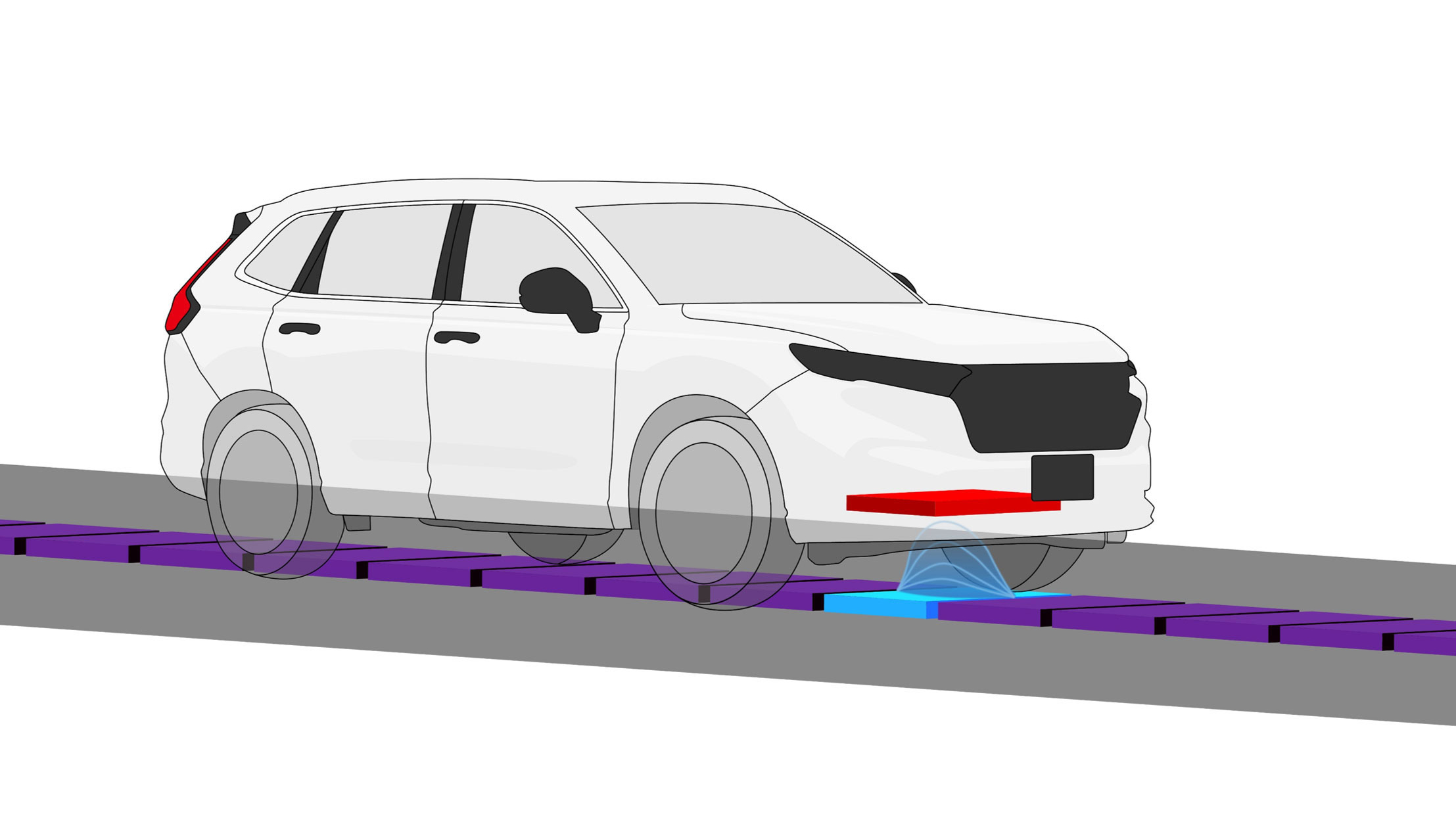 Honda wireless car charging