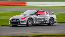 Nissan GT-R driverless lap of Silverstone