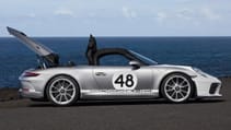Here's how the new Porsche 911 Speedster's roof opens