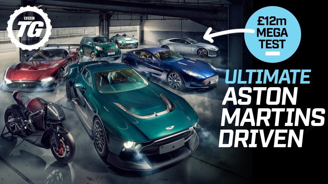 The ULTIMATE £12m Aston Martin test! Victor, Vulcan, One-77, V8 Cygnet driven... and more | Top Gear