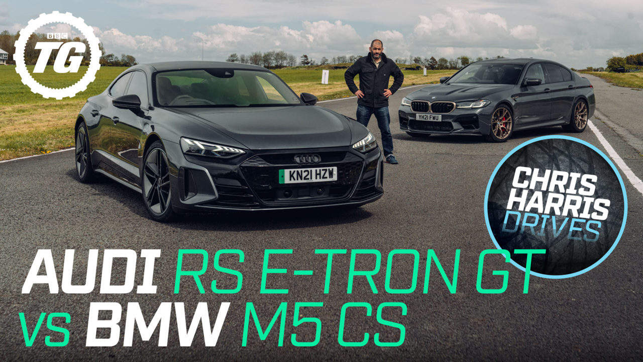 Chris Harris Drives: Audi RS e-tron GT vs BMW M5 CS