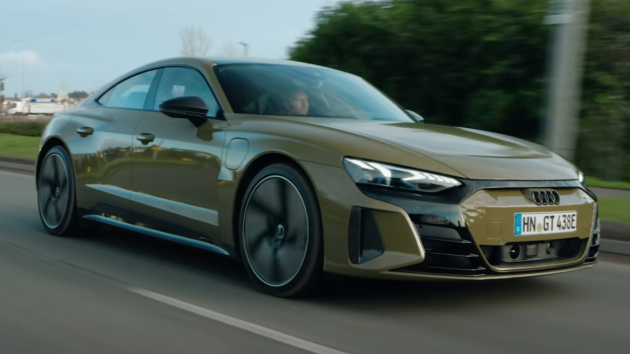 TG drives the new Audi e-tron GT
