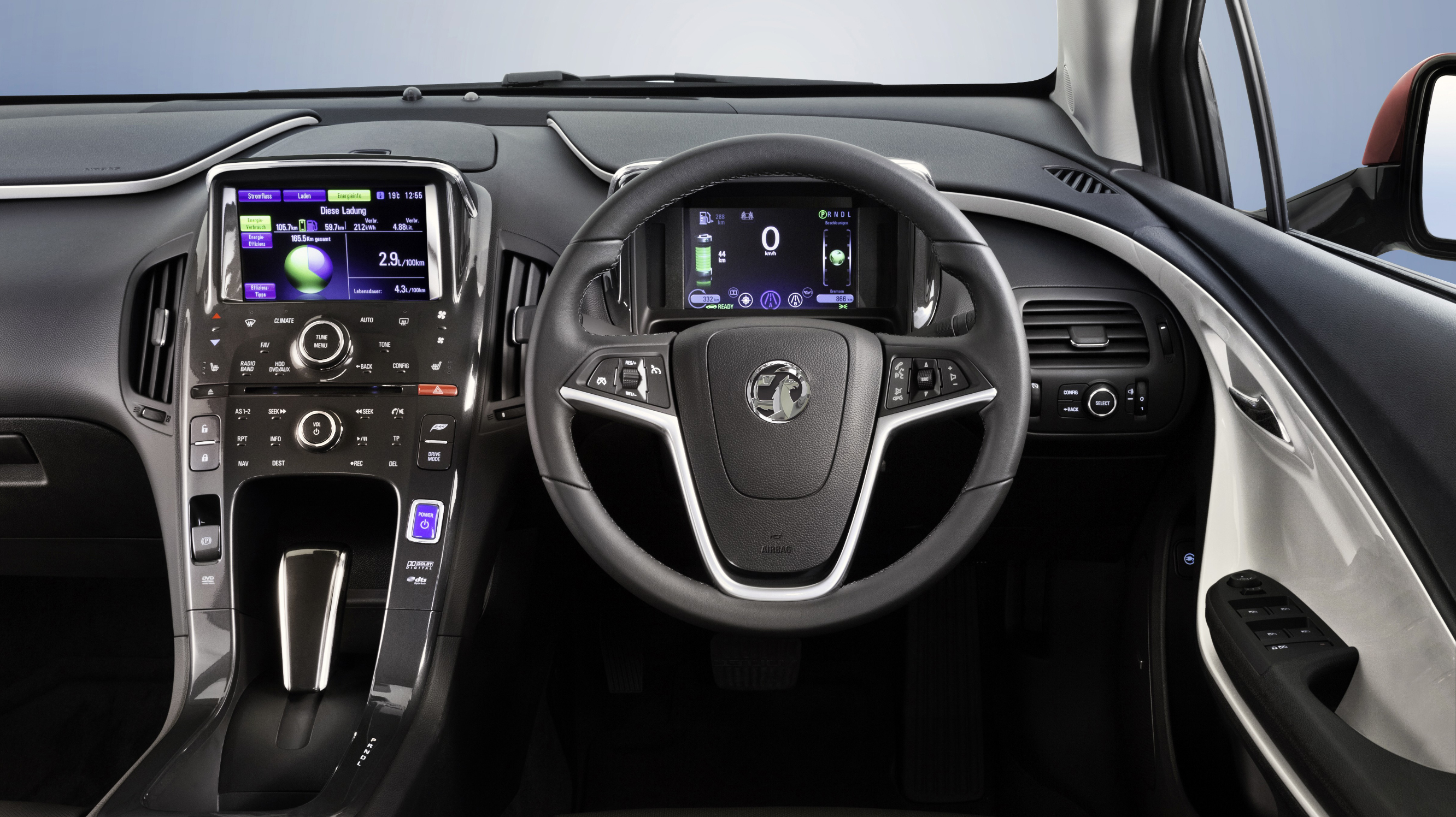Credentials Arrowhead claw Vauxhall Ampera Interior Layout & Technology | Top Gear