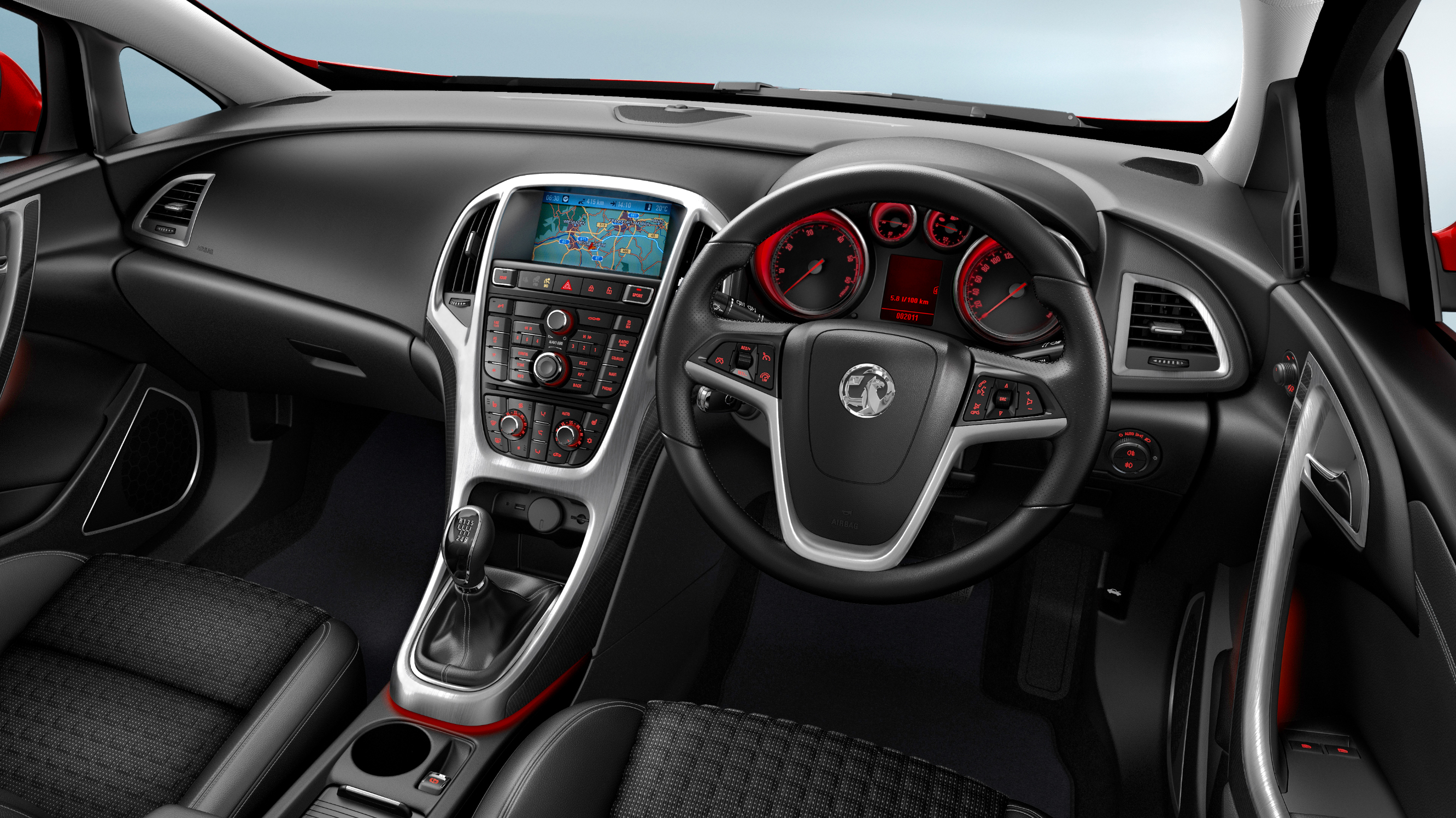 Vauxhall Astra GTC Interior Layout Technology Top Gear