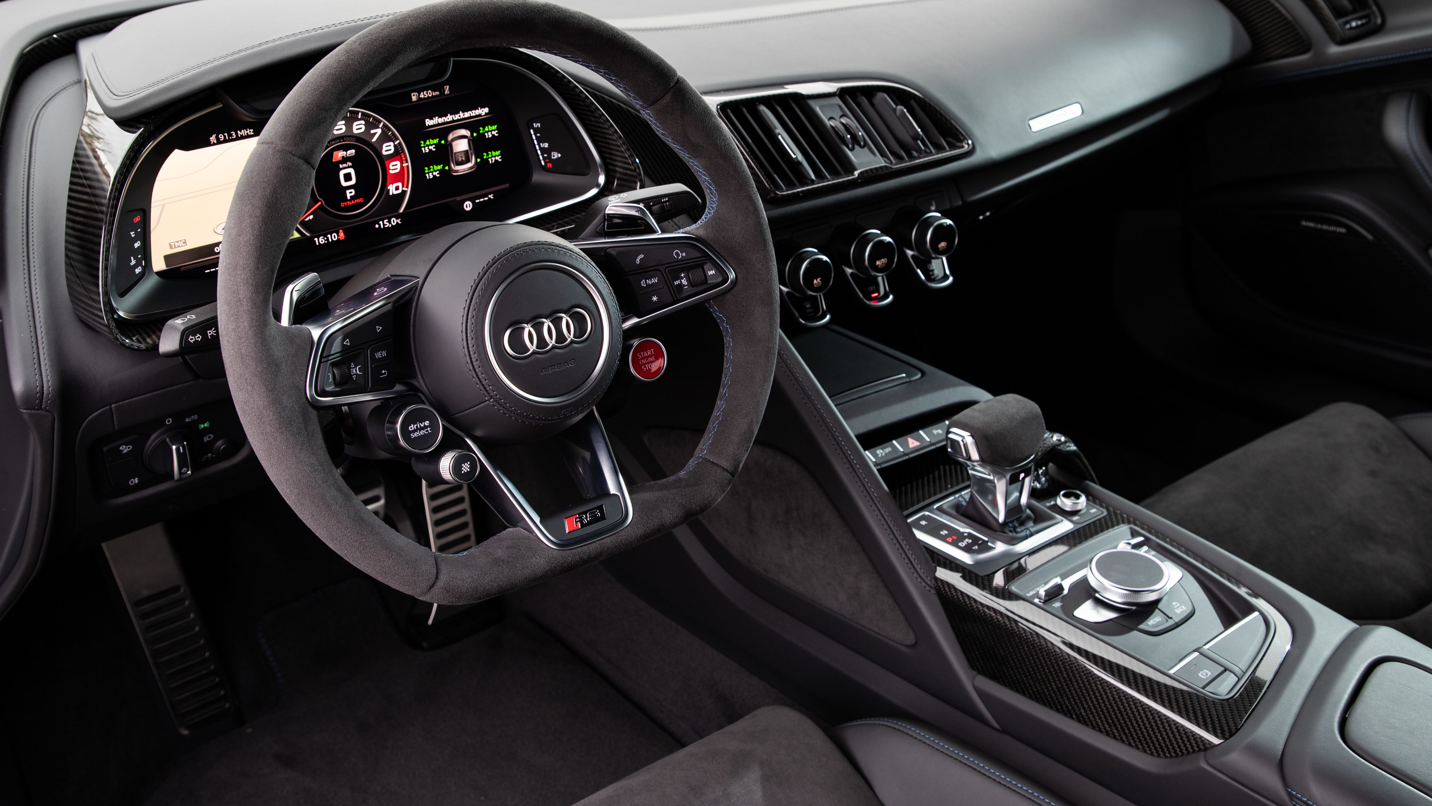 Audi R8 Interior Infotainment Carwow