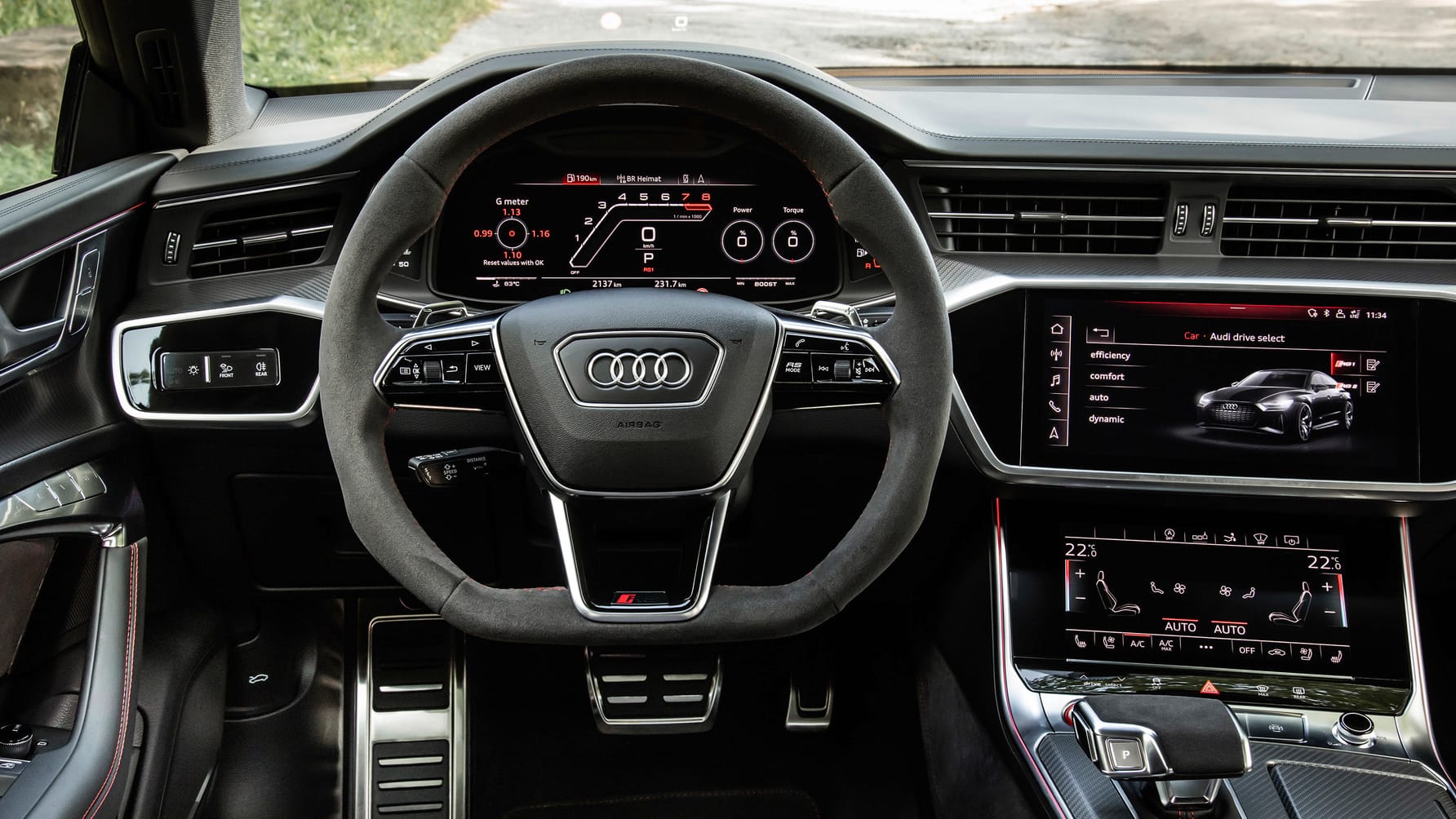 Audi RS7 Interior Layout & Technology Top Gear