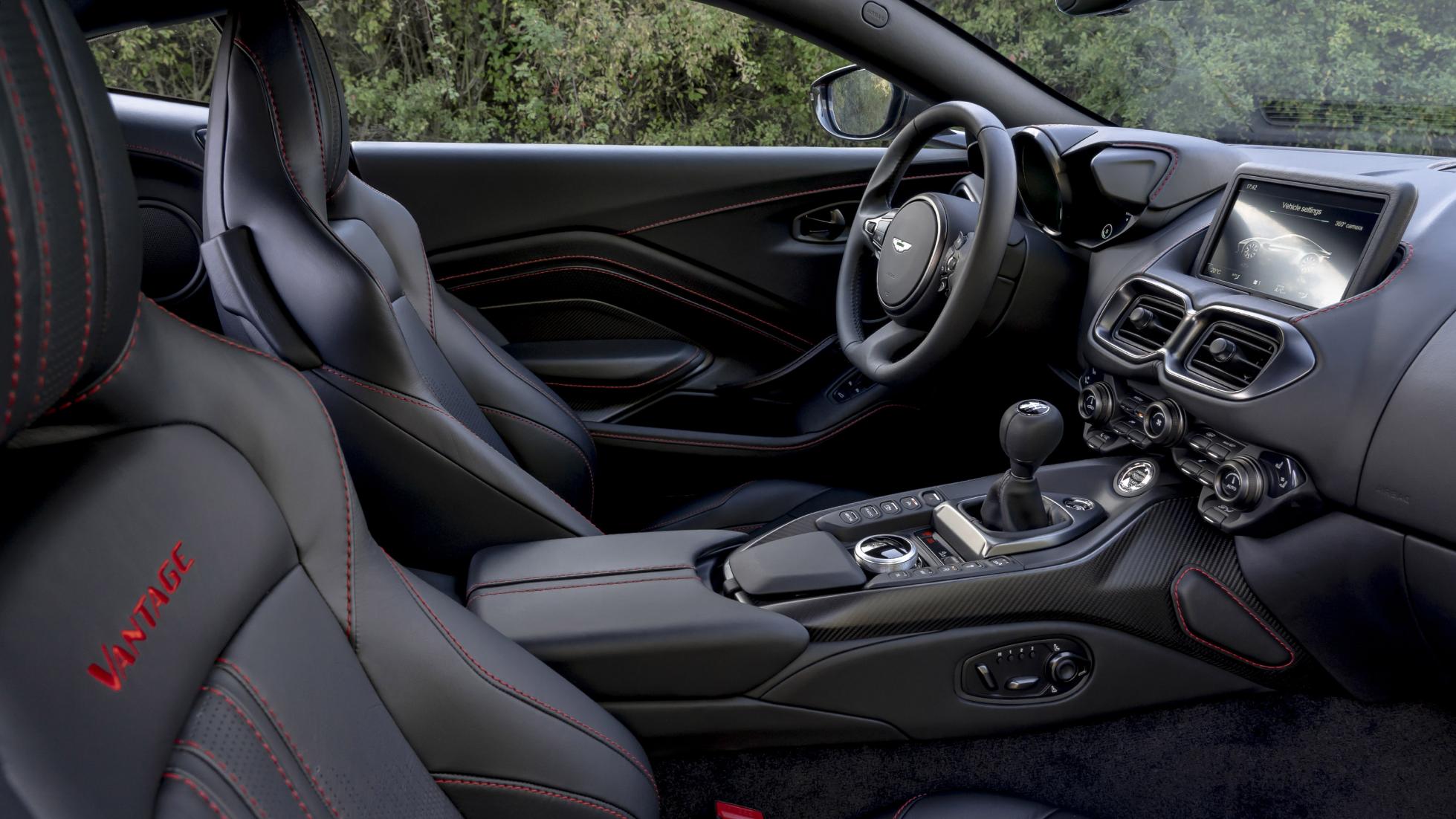 Aston Martin Vantage Interior Layout