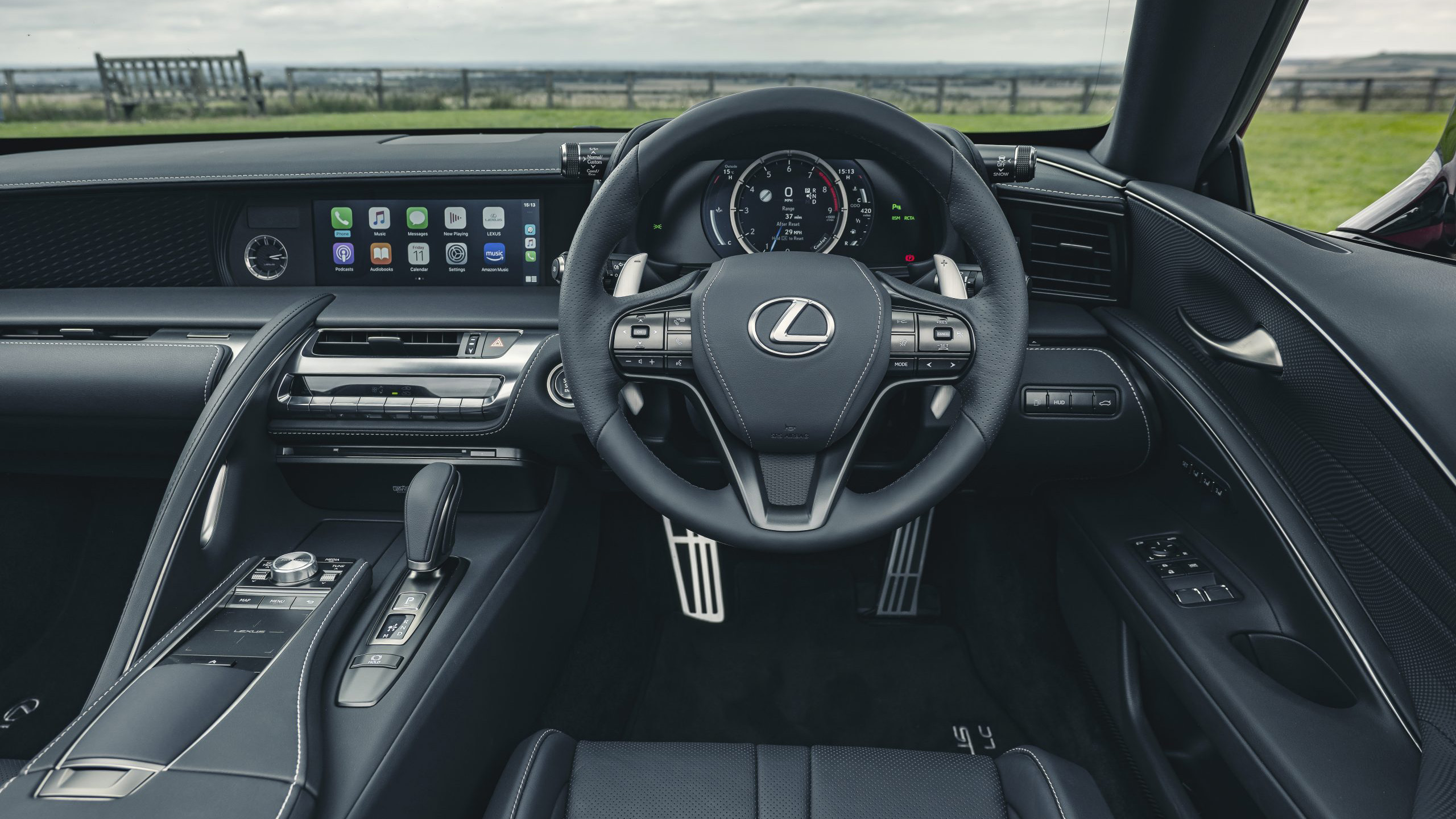 Lexus Lc500 Convertible Interior Layout Technology Top Gear