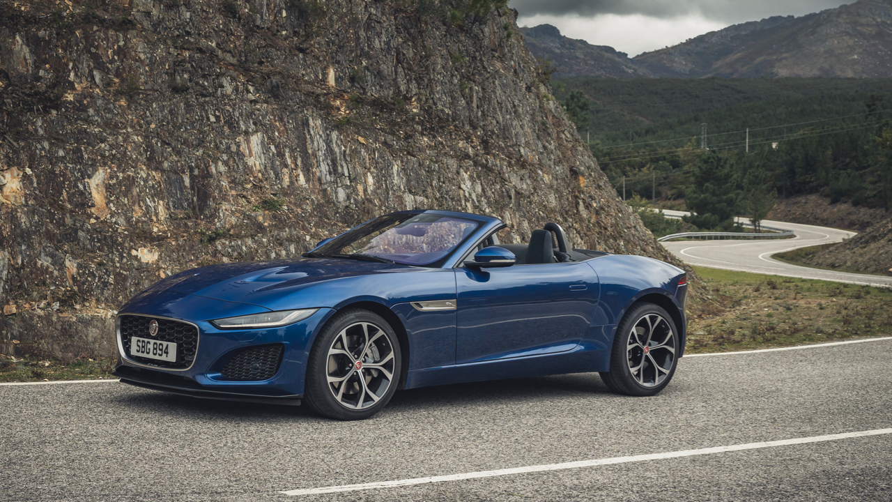 Jaguar F Type Convertible Blue