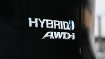 Toyota RAV4 hybrid badge detail