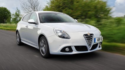 Alfa Romeo Guilietta front quarter white