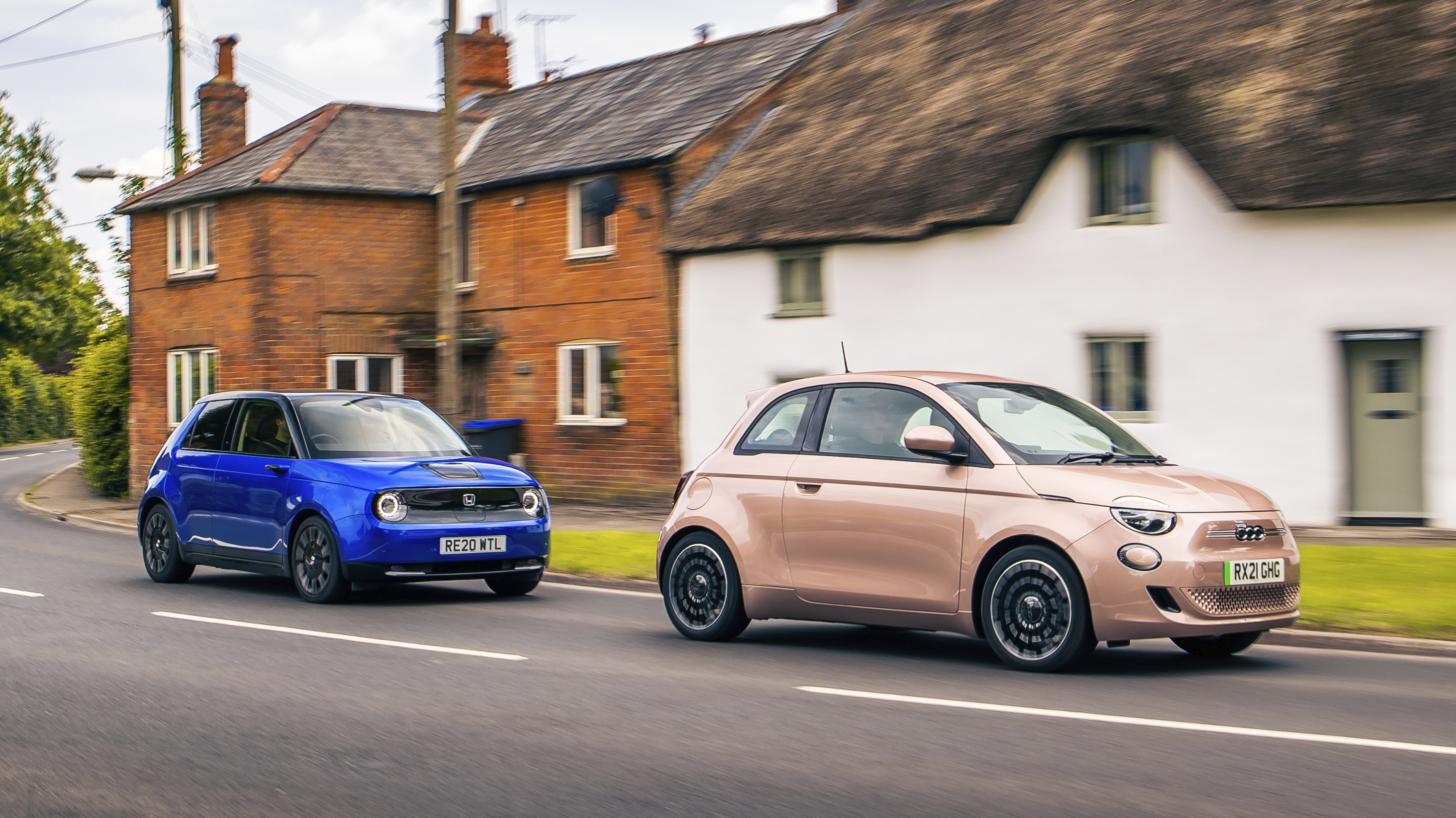 The Top Gear twin test: Honda e vs Fiat 500