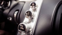 Bugatti Chiron interior buttons