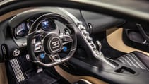 Bugatti Chiron interior driving position