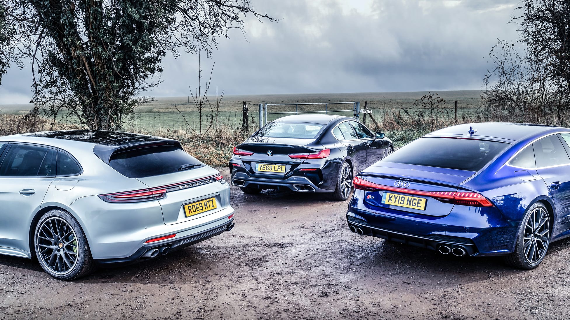 BMW 8 Series Gran Coupe vs Porsche Panamera vs Audi S7 | Top Gear