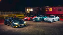 Ferrari vs Lamborghini vs Aston Martin vs Porsche supercar showdown Top Gear