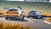 Top Gear Audi RS3 vs BMW M240i coupe review