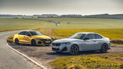 BMW M240i Coupe vs Audi RS3 saloon: 4x4 mini super-saloon battle | Top Gear
