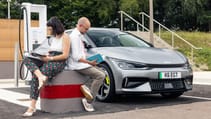 Kia EV6 GT vs Train