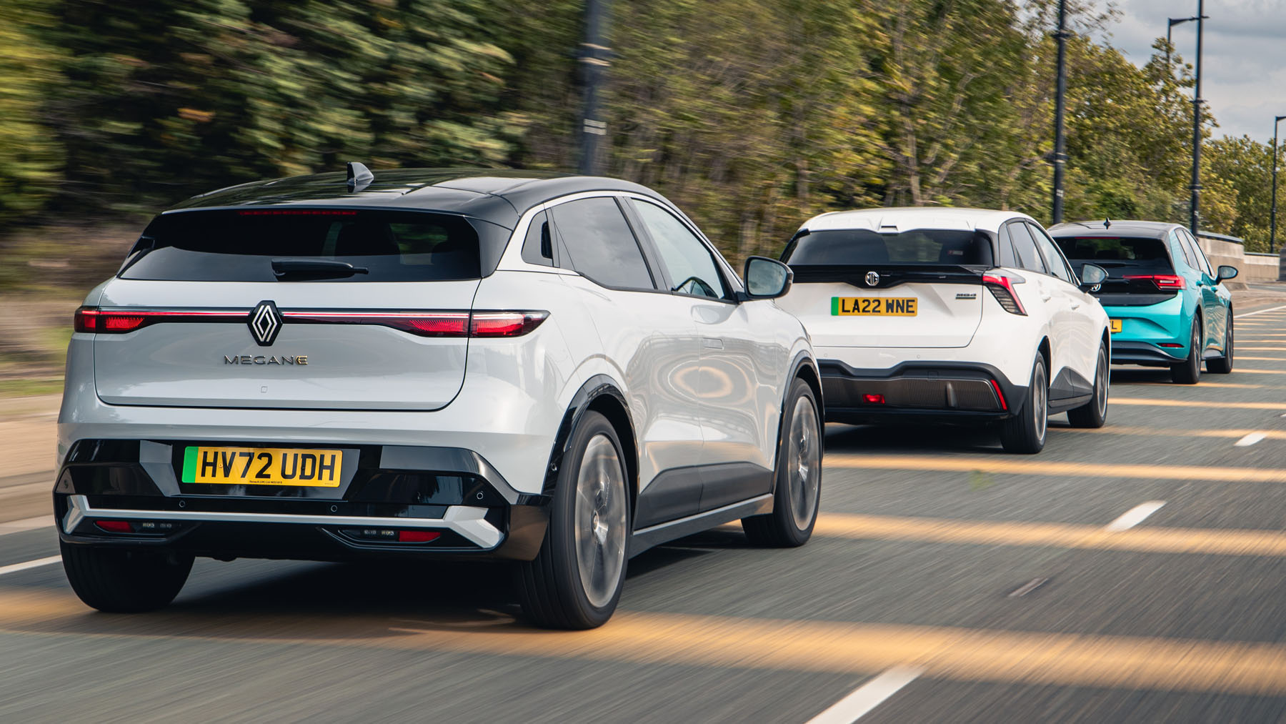 The big electric car test: Renault Megane E-Tech vs Volkswagen ID