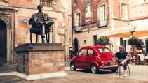 Fiat 500 in Lucca Top Gear