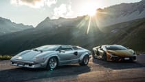Countach vs Revuelto on the Stelvio Pass