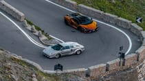 Countach vs Revuelto on the Stelvio Pass