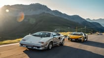 Countach vs Revuelto on the Stelvio Pass