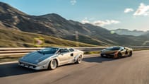 Countach vs Revuelto on the Stelvio Pass