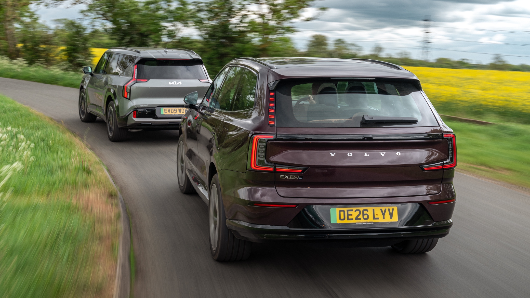Head to head: Volvo EX90 Twin Motor and Kia EV9 GT