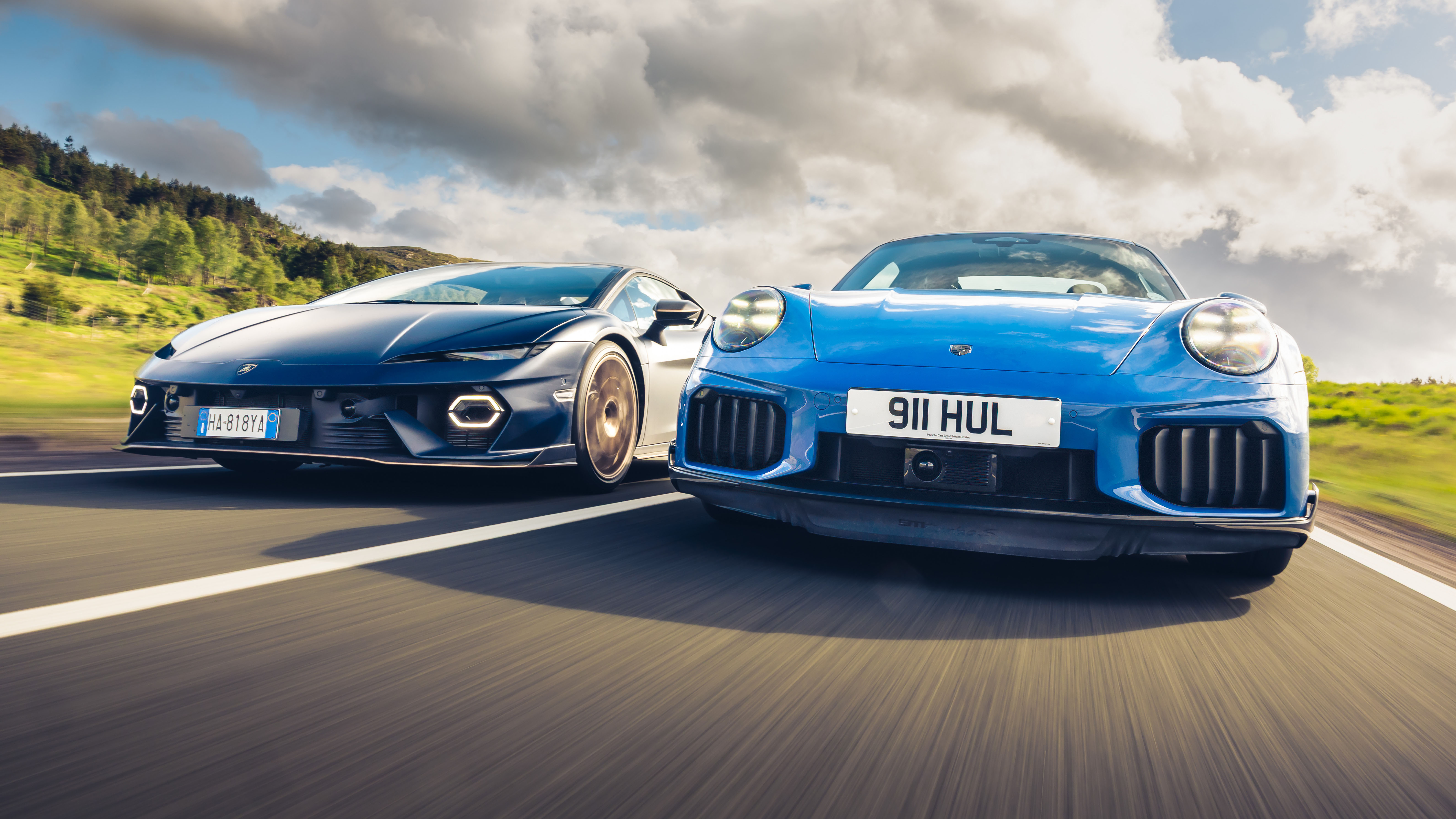 Lamborghini Temerario vs Porsche 911 Turbo Top Gear