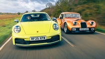 Morgan Supersport vs Porsche 911 Carrera T