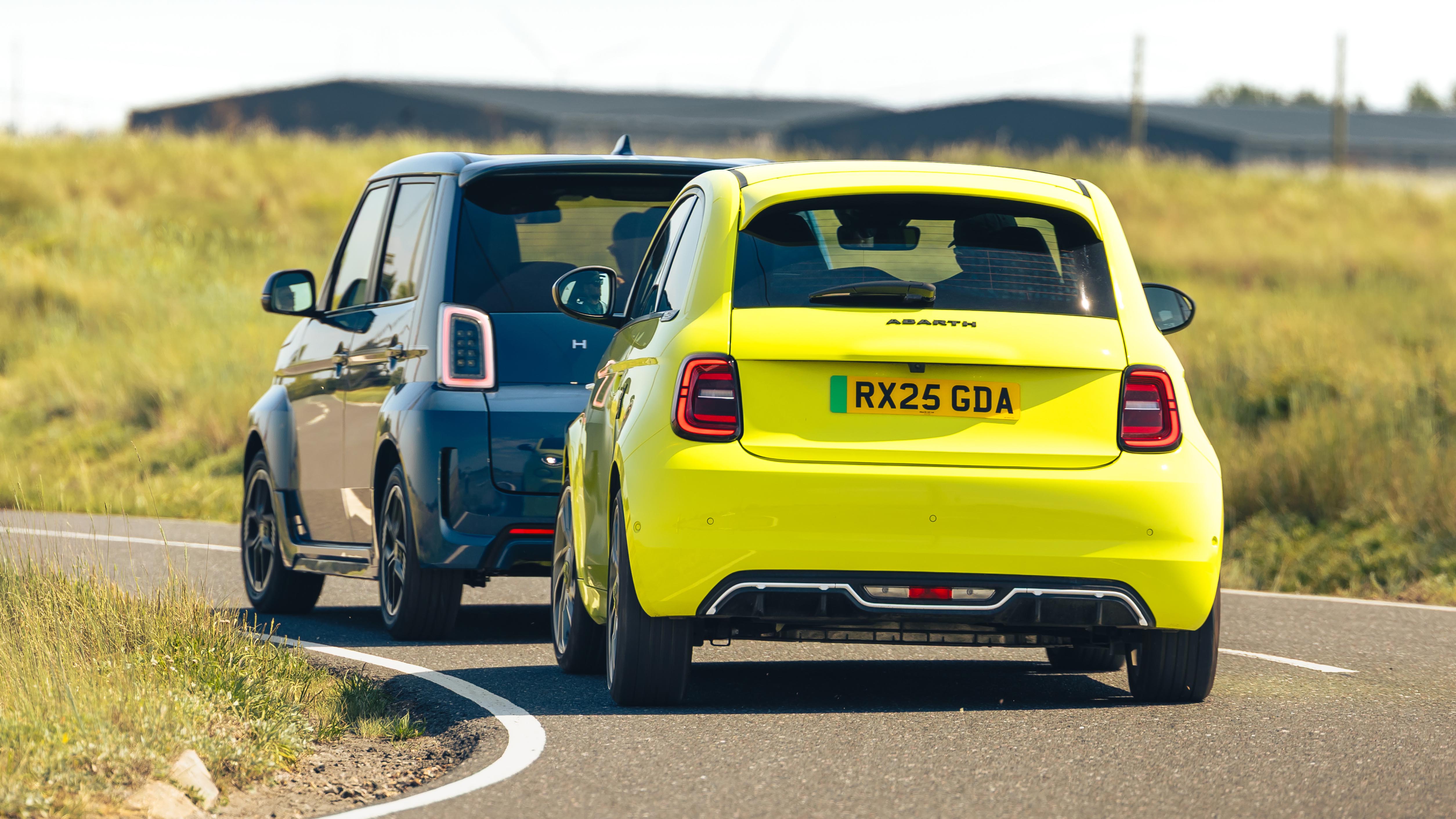 Honda Super-N vs Abarth 500e Top Gear 2026