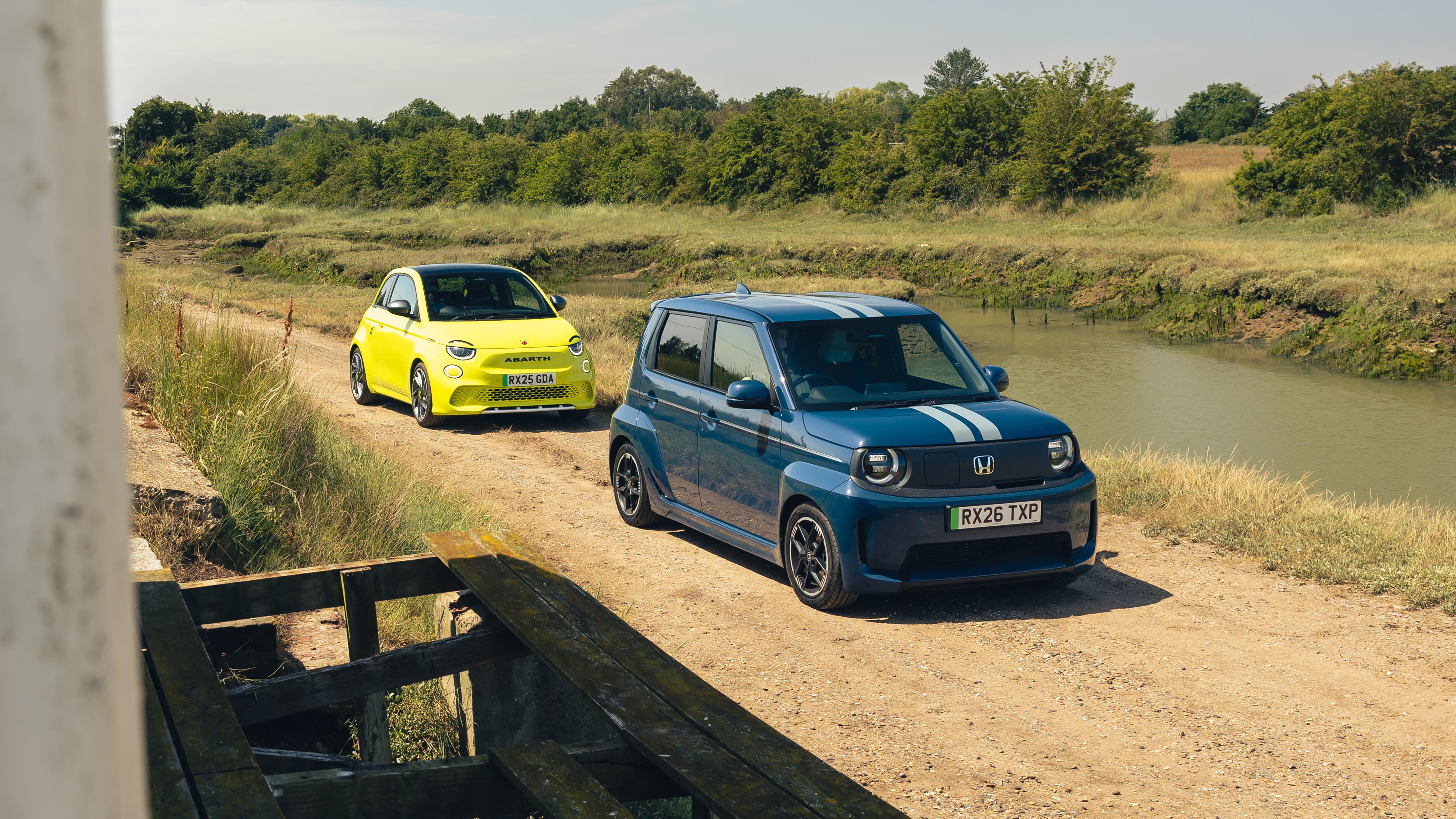 Honda Super-N vs Abarth 500e Top Gear 2026