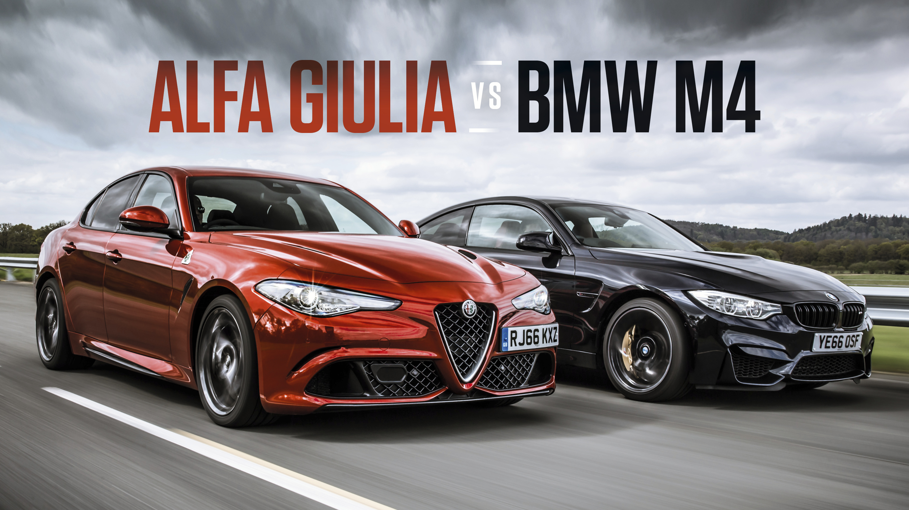 Alfa Romeo Giulia vs BMW M4 Competition Top Gear