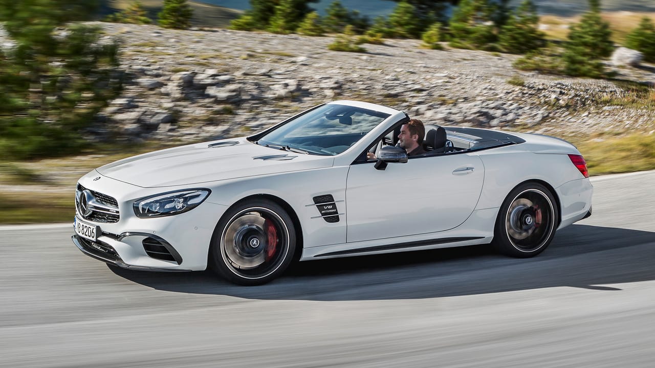 Review the 577bhp MercedesAMG SL63 in the UK Reviews 2024 Top Gear