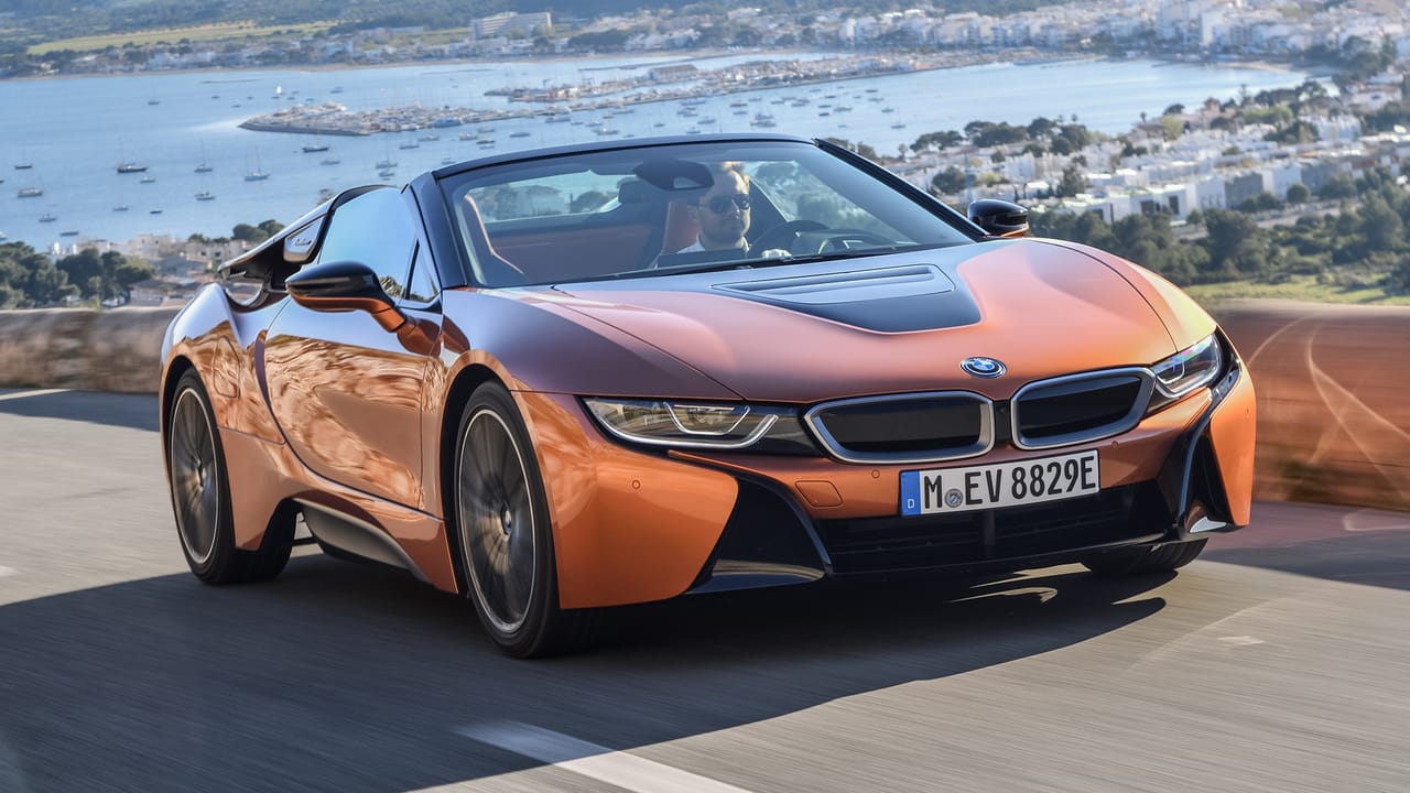 BMW i8 Roadster review: hybrid convertible's first test Reviews 2026 ...