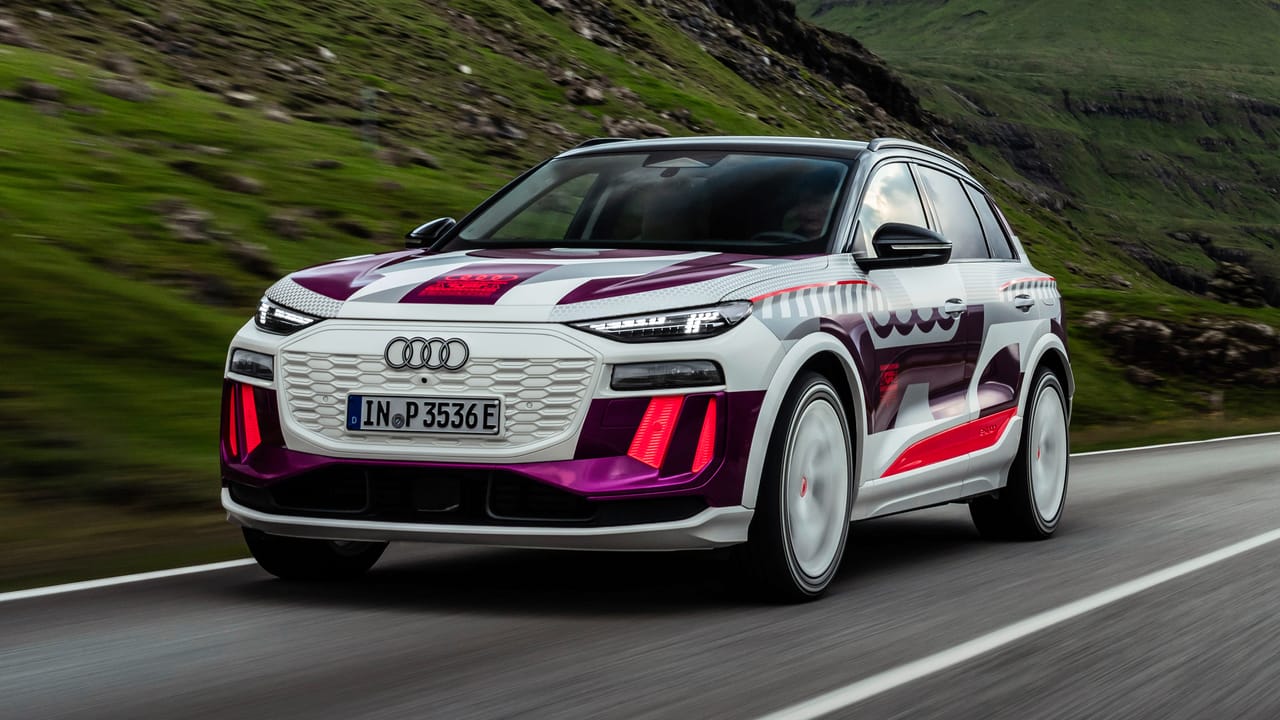 Audi Q6 etron prototype review an electric SUV that