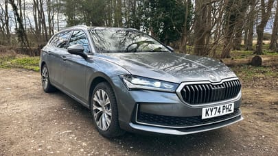 Welcome to the best car in the TG Garage: a grey, diesel Skoda Superb. Wait, what?