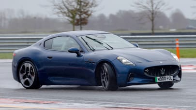 On track in the Maserati GT Folgore: "on the straights it's a cheat code"
