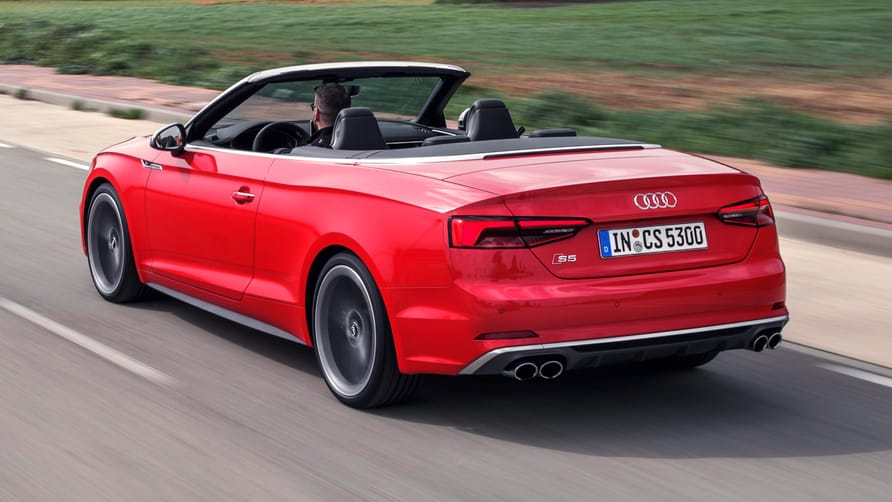 Audi S5 Cabriolet review quick V6 cabrio driven Reviews 2024 Top Gear