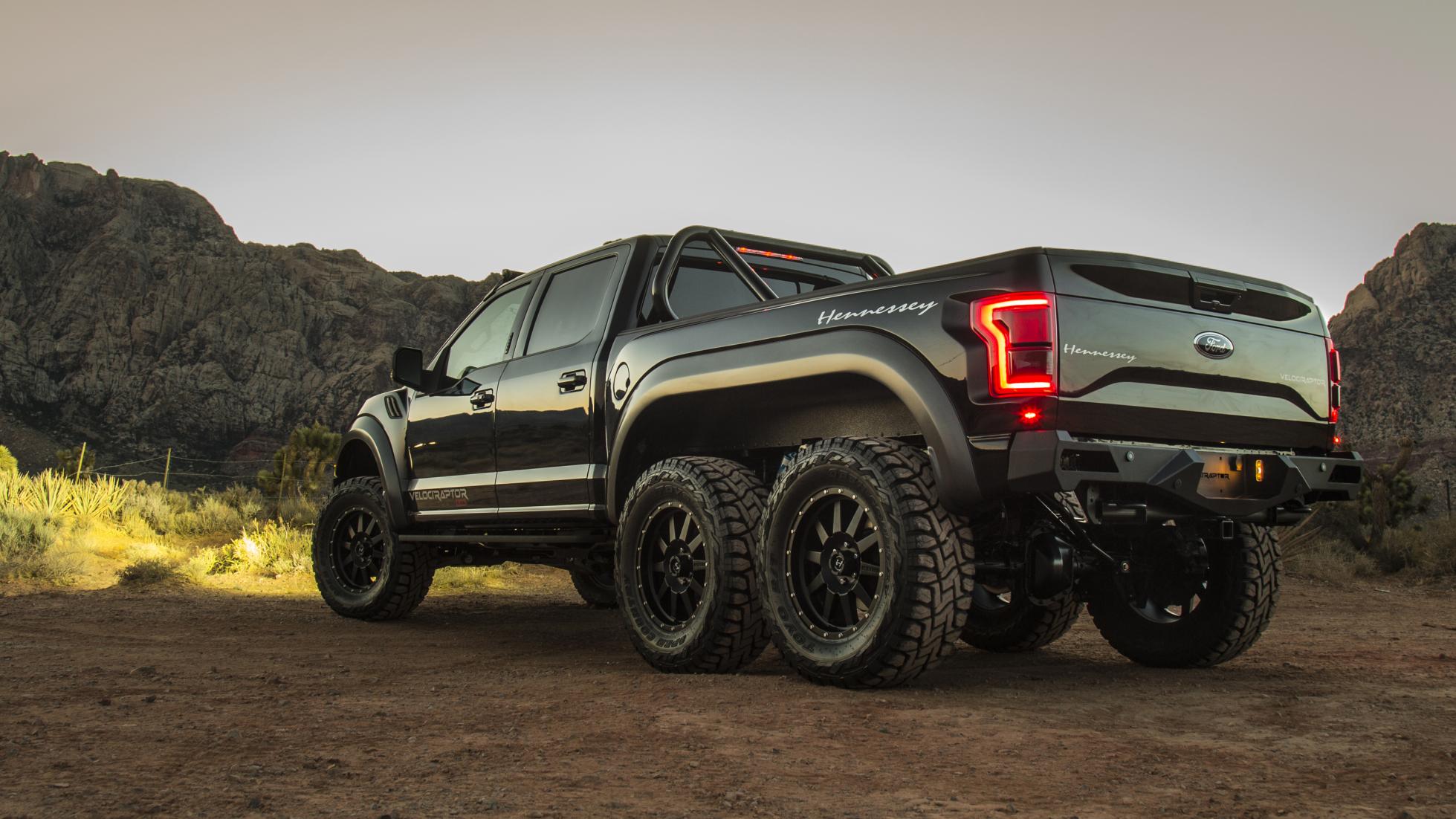 Hennessey has turned the Ford Raptor into a six-wheeled, 700bhp mammoth