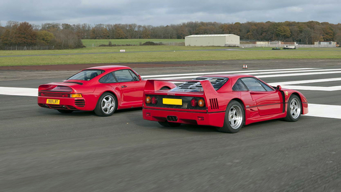 Richard Hammond On Ferrari F40 Vs Porsche 959 Top Gear