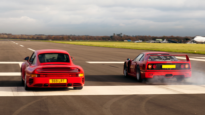 Richard Hammond On Ferrari F40 Vs Porsche 959 Top Gear