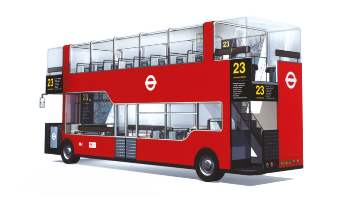 Triple Decker Bendy Bus