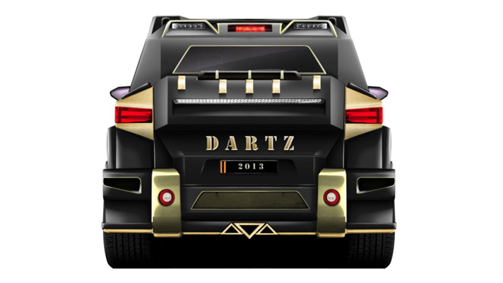 Dartz Black Shark Prombron VIP armoured car comes with electrocuting door  handles