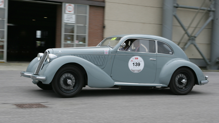 Voiture Miniature Mille Miglia Ferrari 1930 - Aluminium, Boîte Complète - Occasion