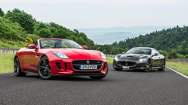 ga winkelen Opnemen Snikken Speed Week: Jaguar F-Type vs Maserati MC Stradale