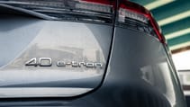 Audi Q4 e-tron rear badge