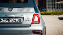 Abarth 695C Rivale bootlid badges